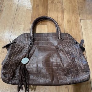 Furla Crocodile Skin Purse - Authentic